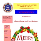 December 2014 Newsletter